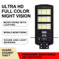 Solar Powered Security Street Light Wifi Camera Voice Warn 4MP V380 Zpaxo WiFi China Mainland