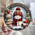 7 9 Christmas Wreath Centerpiece Decoration Acrylic Round Holiday