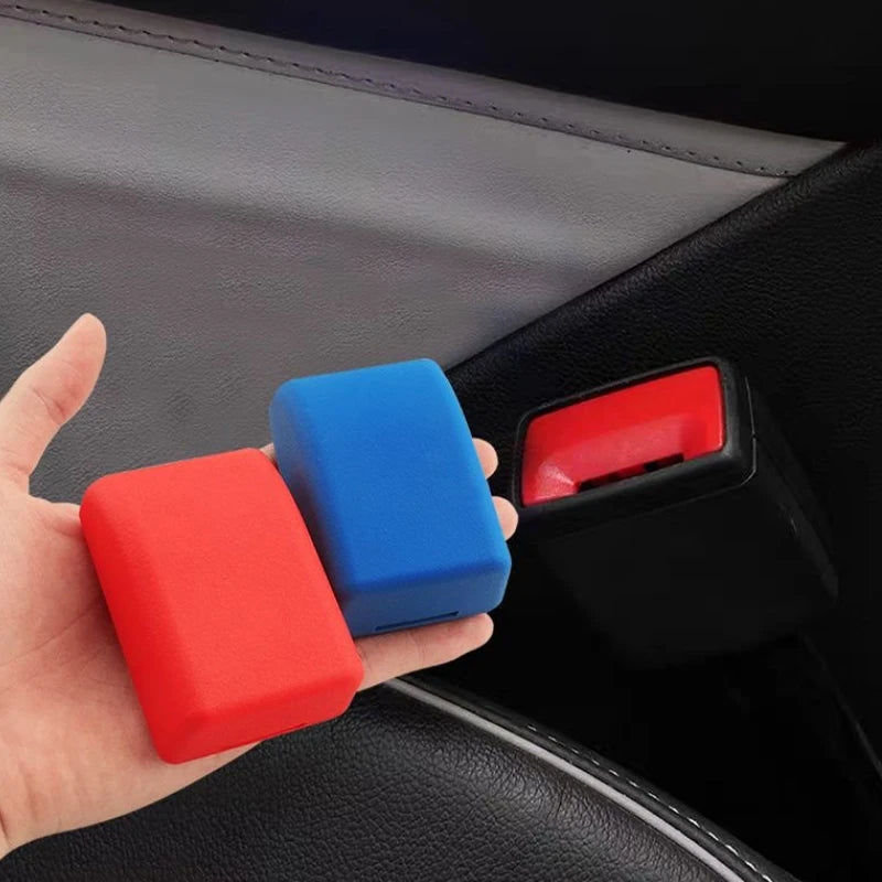 Car Seat Belt Buckle Cover Universal Safety Anchor Socket