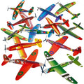 12Pcs Foam Airplane Toy Glider Planes for Kids Party Favors Birthdays Gifts Prize Airplane Model Outdoor Flying Toys Zpaxo 12Pcs Set