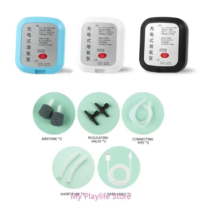 USB Operated Miniature Air Pumps Fish Tanks Quiet Portable Dispenser