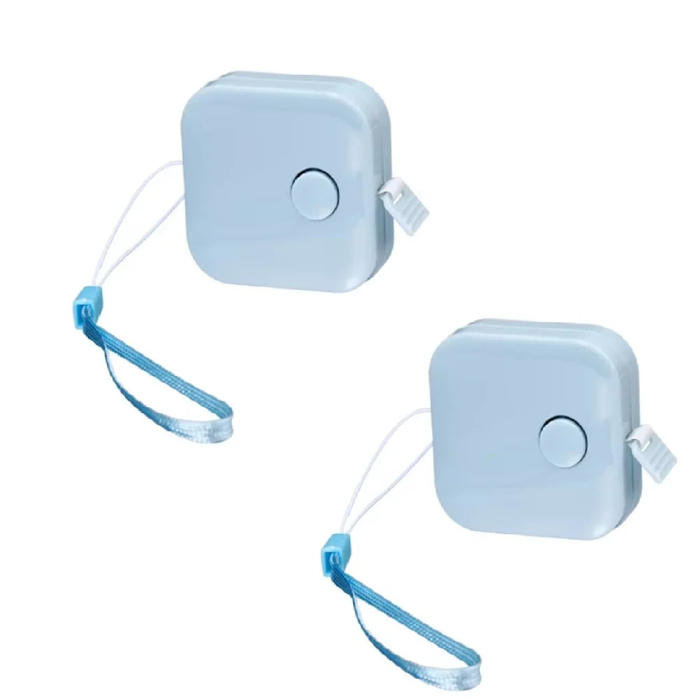 1 5m Small Tape Measure Portable Plastic Weight Management Medical Zpaxo blue 2pc 1.5M