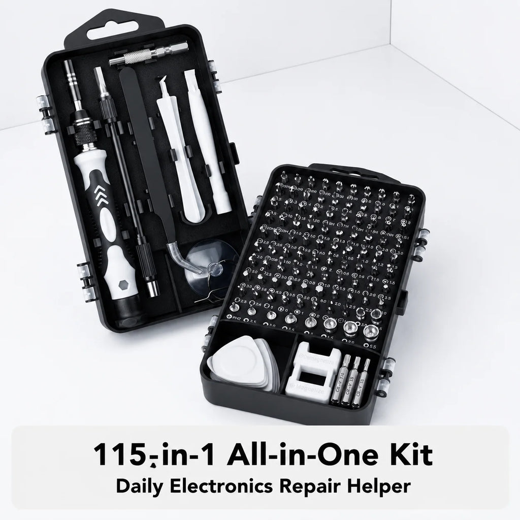 115 in 1 Precision Screwdriver Kit Mini Electronics Tool Set for PC Game Console Camera Watch Cell Phone Repair Tools Kit Zpaxo