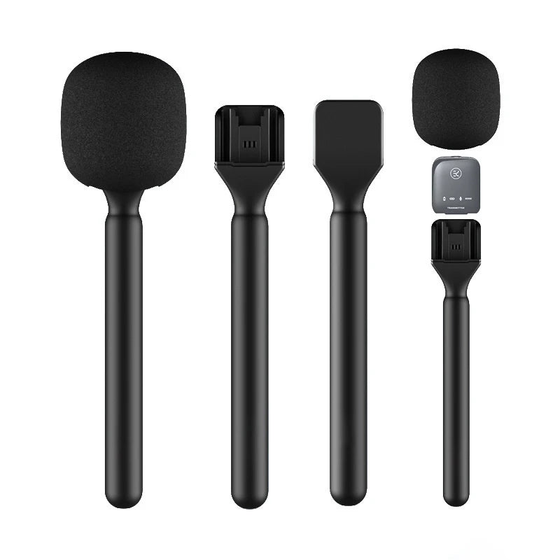 Wireless Microphone Handheld Grip Stick DJI Mic Portable Mics Mount