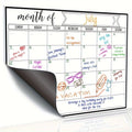 Magnetic Fridge Calendar Strong Backing Smooth Dry Erase Surface