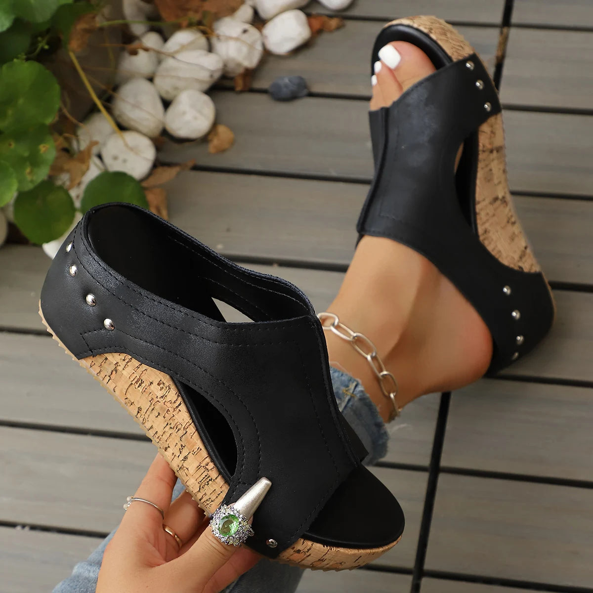 Designer Women Sandals Roman Open Toe Platform Sandals Women Retro Peep Toe Wedges Shoes Women Luxury Casual Designer Sandals Zpaxo