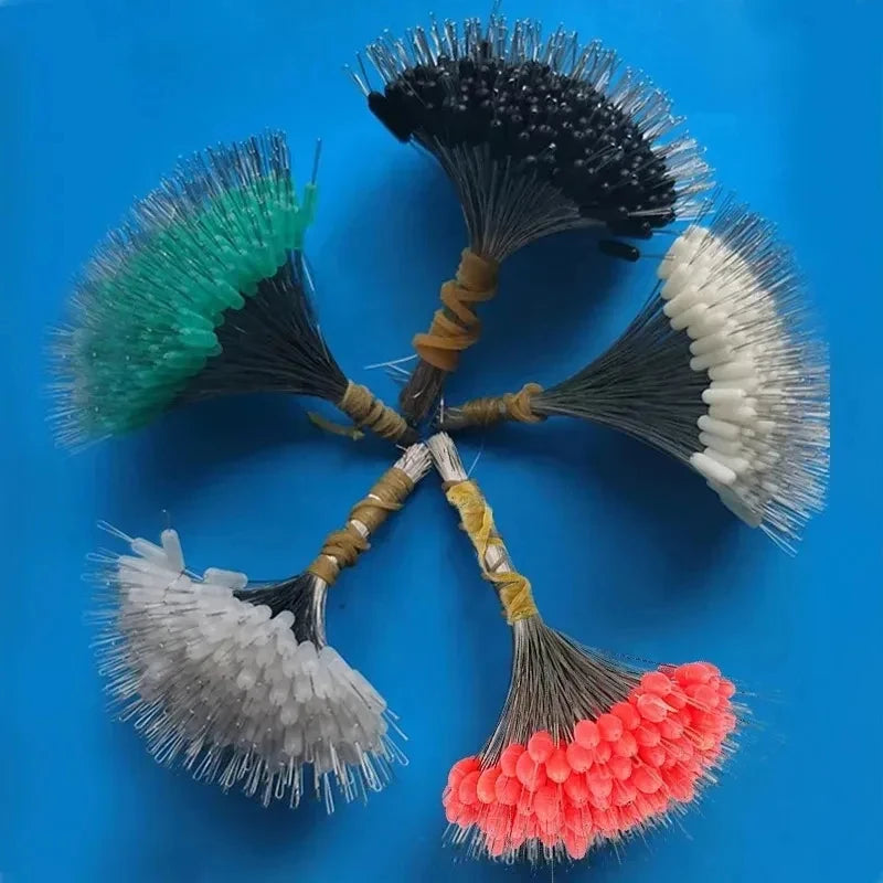 Silicone Fishing Float Stoppers 300pc – Bobber Space Beans Set