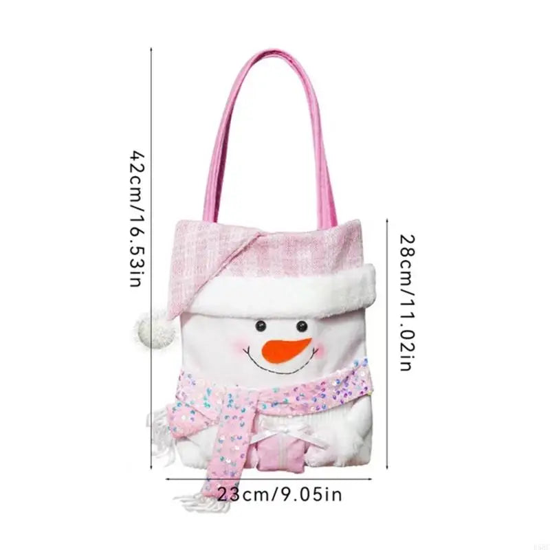 Christmas Supports Bag Cartoon Doll Candy Storage Lovely Holiday