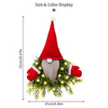 Outdoor Christmas Wreath LED Light Gnome Winter Holiday Decor Indoor