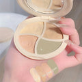 Four-Color Concealer Cream Moisturizing Concealer for Dark Circles,Brightening,Multi-Color Contouring,Foundation Cream Zpaxo Four-Color Concealer