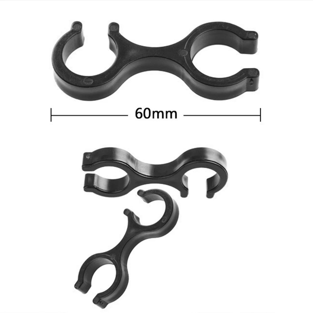 Portable Walking Stick 8 Shaped Clips Hiking Backpack Hanging Buckles