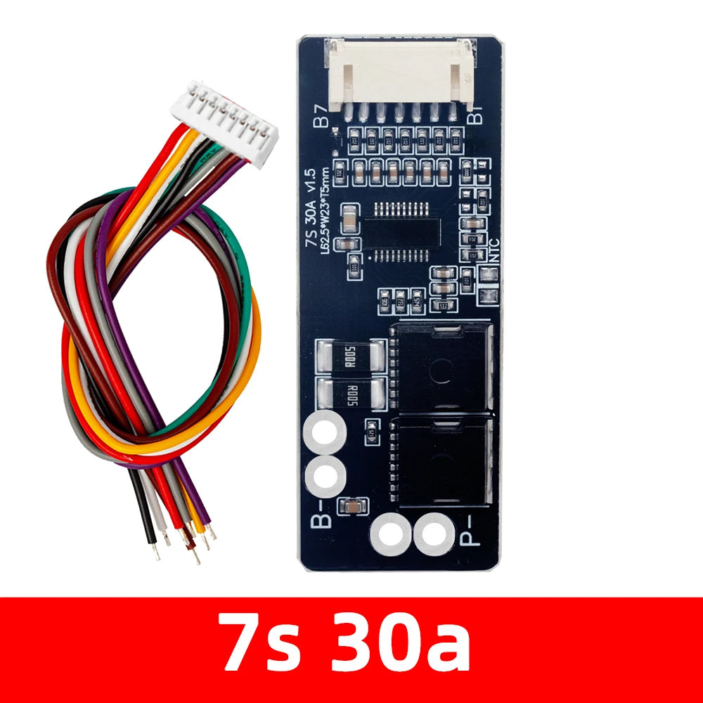 Sensor 6S 7S 30A 24V Li-ion Lithium Battery Protection Board 25 2V 29 Zpaxo 7s 30a