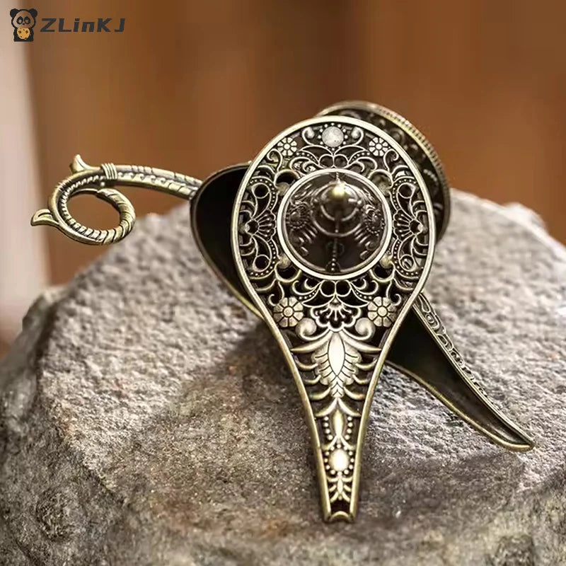 ▶1pce Antique Style Incense Burner Air Purification Metal Aroma Furnace Gifts Wishing Aladdin Lamp Exquisite Home Decoration Zpaxo