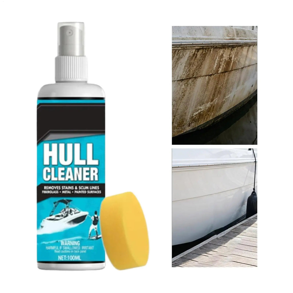 Boat Cleaner Rust Stain Remover Waterline Grime Cleaning Spray Marine