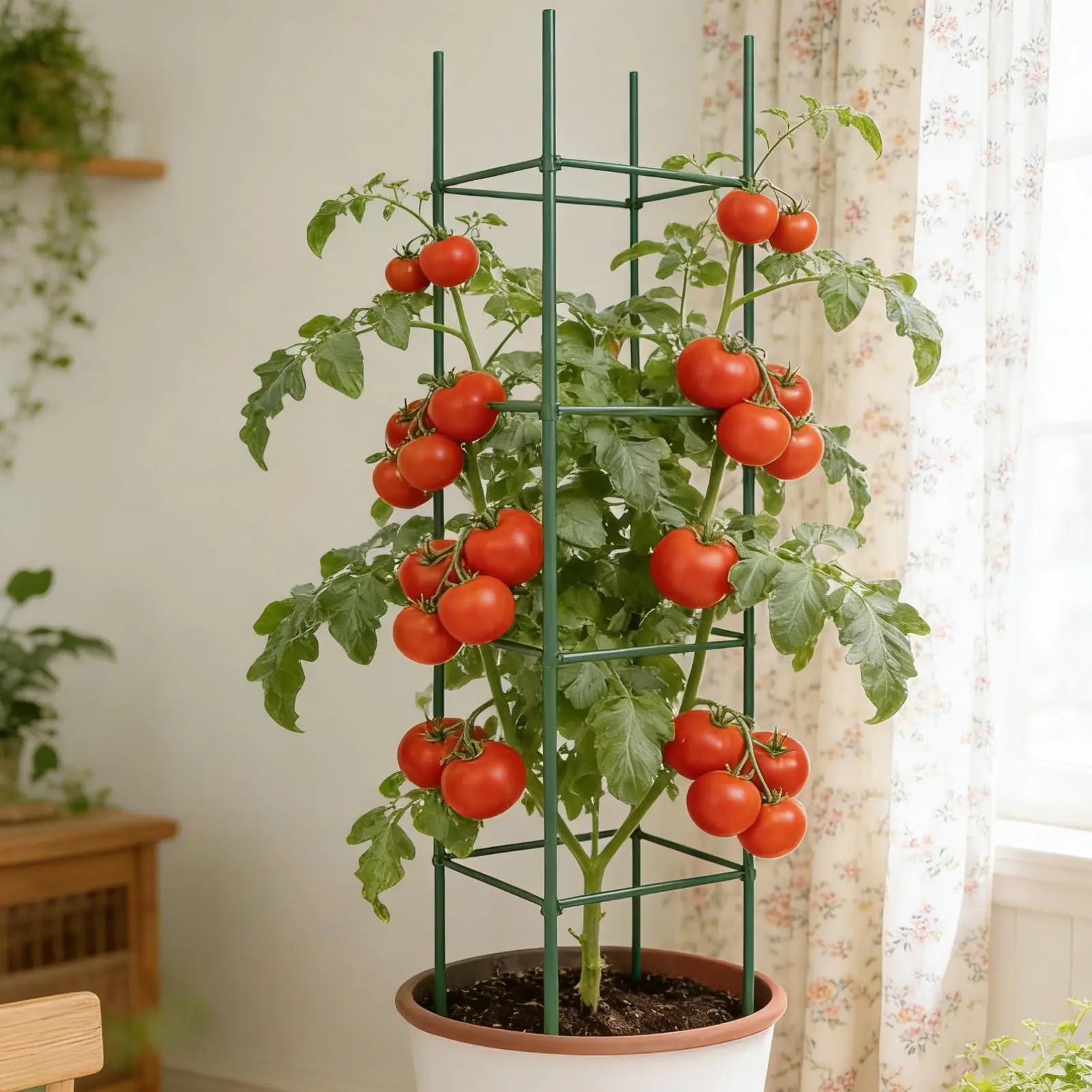 36Pcs Garden Vegetable Stakes Plant Cages To Support Plant Growth Anti Overturning Tomato Cages For Vertical Climbing Of Plants Zpaxo