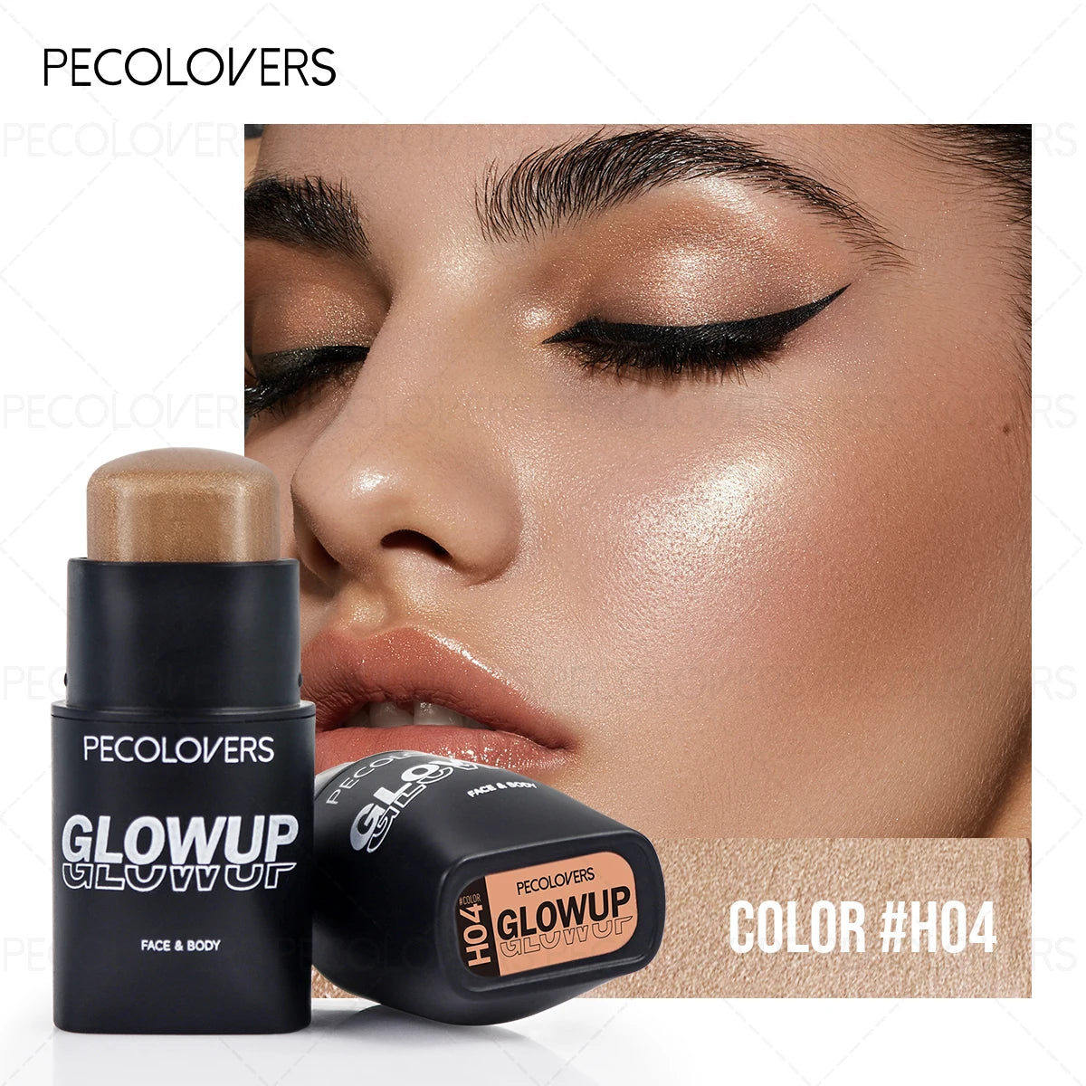 1PC 3-In-1 Makeup Stick, Versatile Contour & Blush & Highlight Face Stick, Affordable & Buildable Face Cosmetic Face Beauty Tool Zpaxo H04
