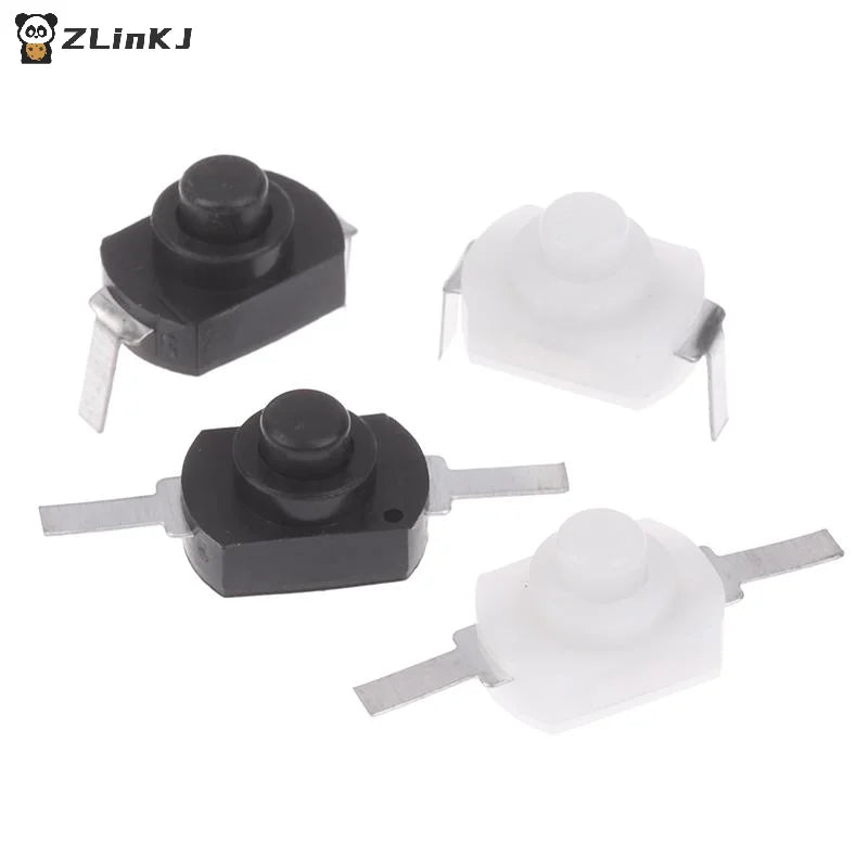 ▶10/20/50PCS 1208YD 1288BM Mini Push Button Switch Self Lock Switch Latching On-Off Micro Switch For Electric Torch Flashlight Zpaxo