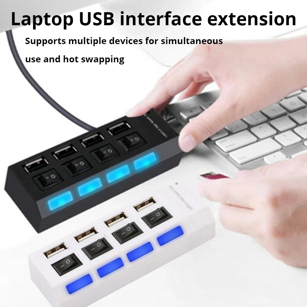 Switch Extension Hub 7-port USB2 0 Computer USB One Drag Seven Zpaxo