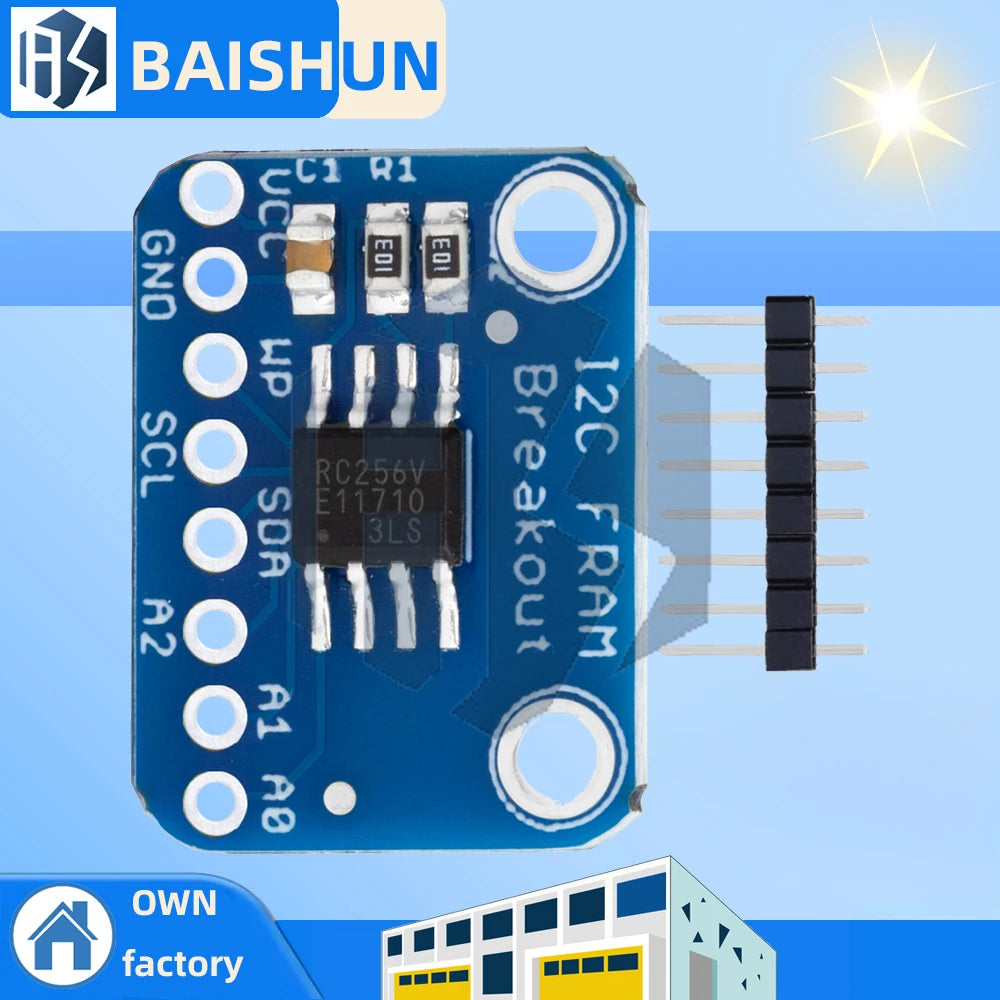 MB85RC256V I2C Non-volatile Fram Breakout Module Development Tools Zpaxo MB85RC256V 10pcs