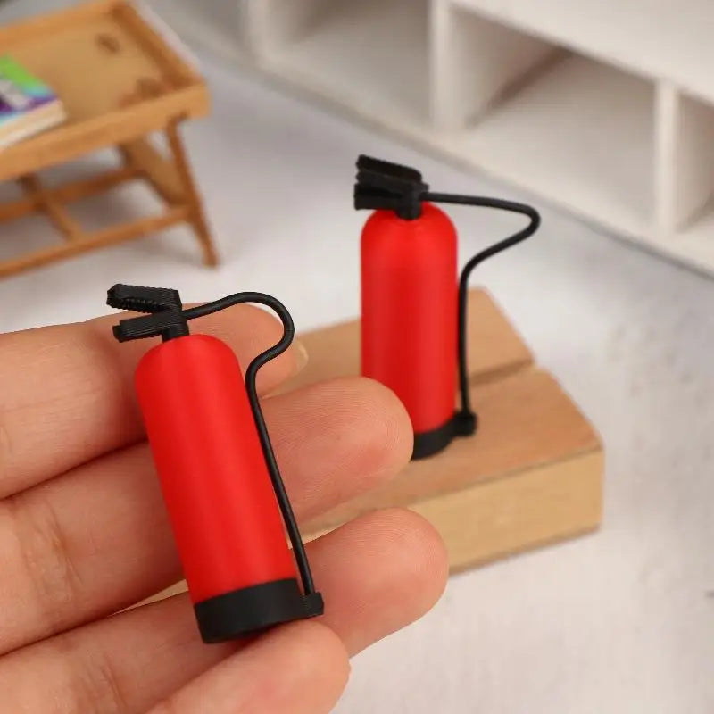 1:12 Miniature Fire Extinguisher Dollhouse Ornament | 1/2/5 Pcs
