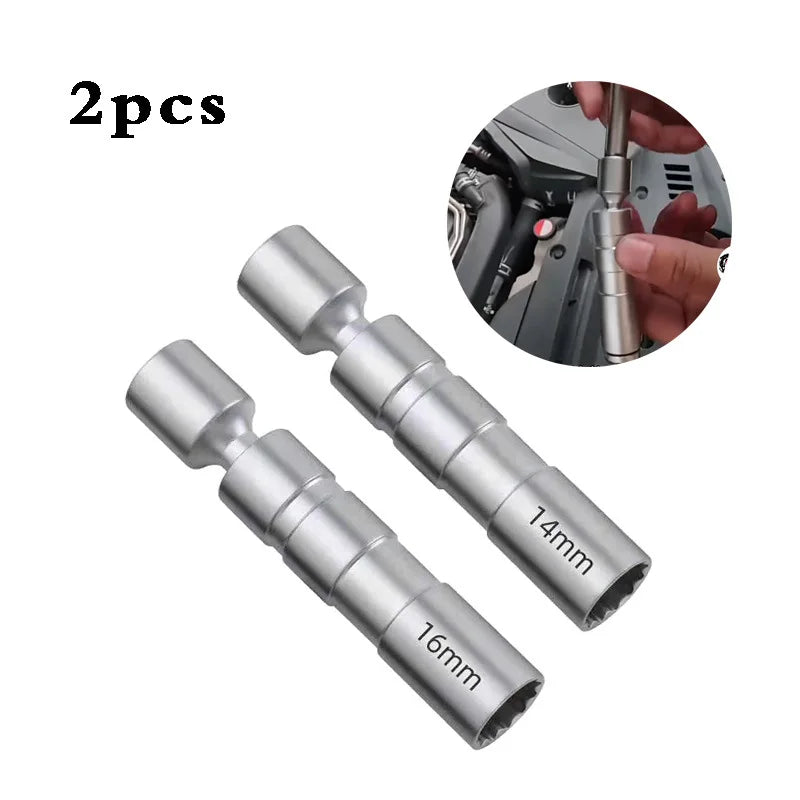 Magnetic Spark Plug Socket 14mm 16mm – Thin Wall 12-Point Wrench