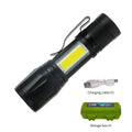 ESMARTER Mini LED Rechargeable Flashlight – USB Waterproof