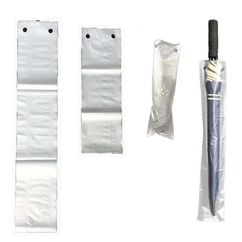 Hotel Lobby Doorway Umbrella Bag Transparent Waterproof Plastic Cover Zpaxo