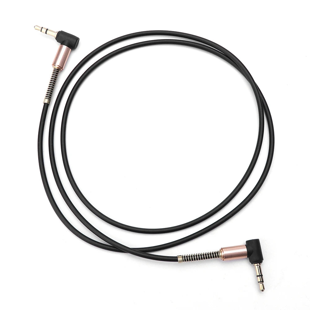 90 Degree 3.5mm Male to 3.5mm Male Plug Audio Connector 3.5 Jack Car Aux Cable Zpaxo