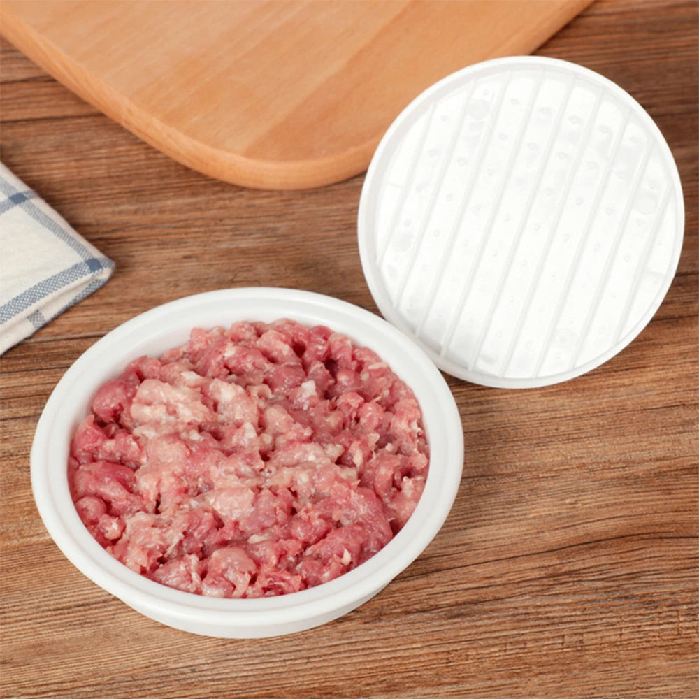 1pc Hamburger Press Stuffed Burger Press Plastic Meat Grill Party BBQ Burger Maker Mould Hamburger Maker Kitchen Tool Zpaxo