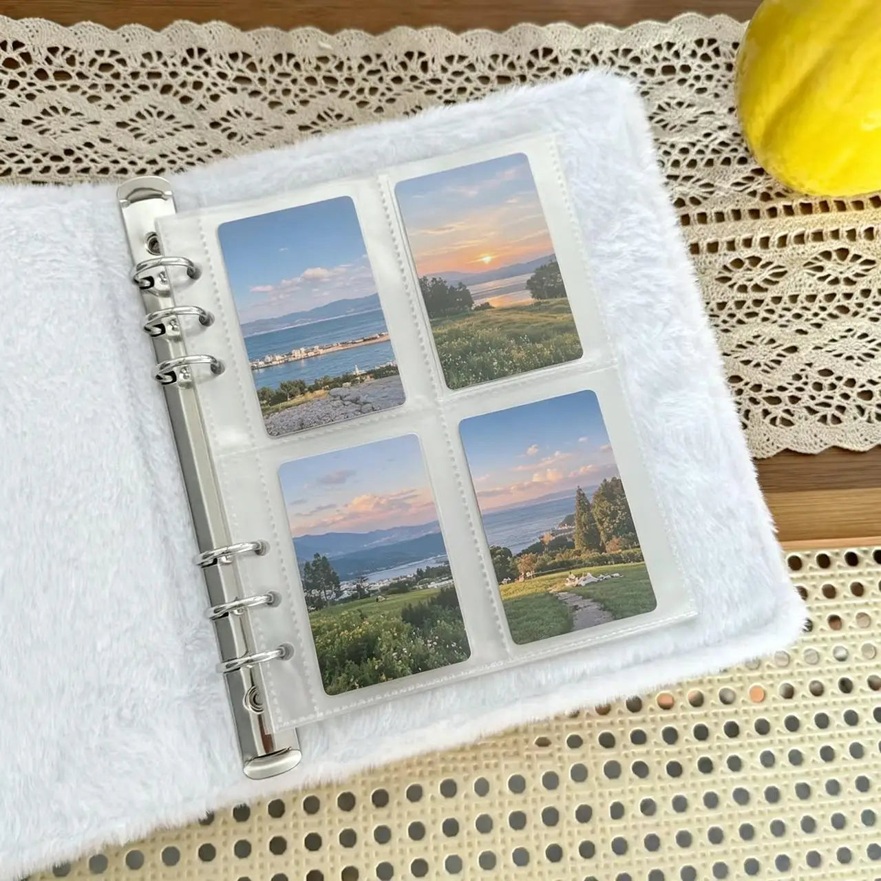 Sticker Storage Organizer A5 Plush Dog Diary 30 Sheets Animal Holder