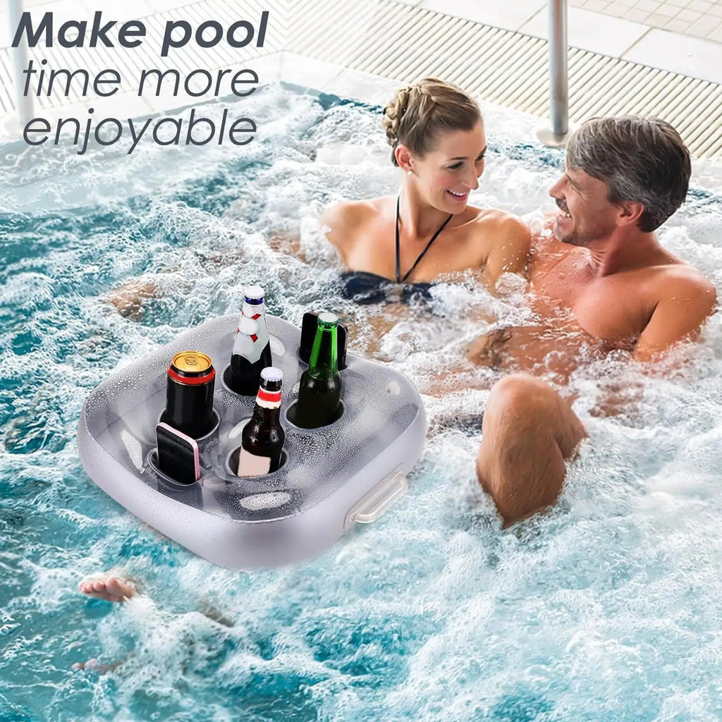 Pool Drink Floats Tub Accessories Beverage Storage Floating Food