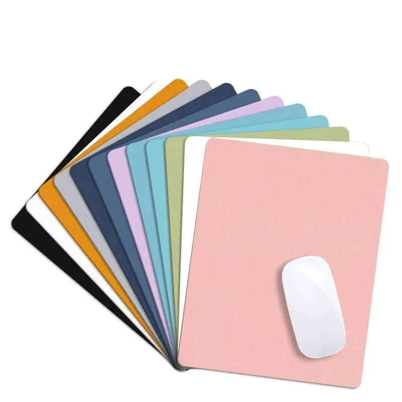 Creative Universal Anti-slip Mouse Pad Leather Gaming Mice Mat Waterproof Desk Mouse Pad Fashion Comfortable For Laptops MacBook Zpaxo