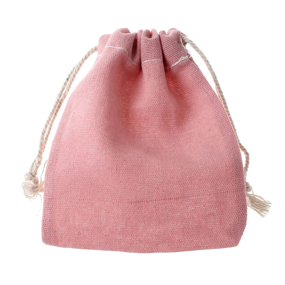 Cotton Linen Drawstring Gift Bags – Printed Storage Pouches Drawstring Storage Bag Zpaxo