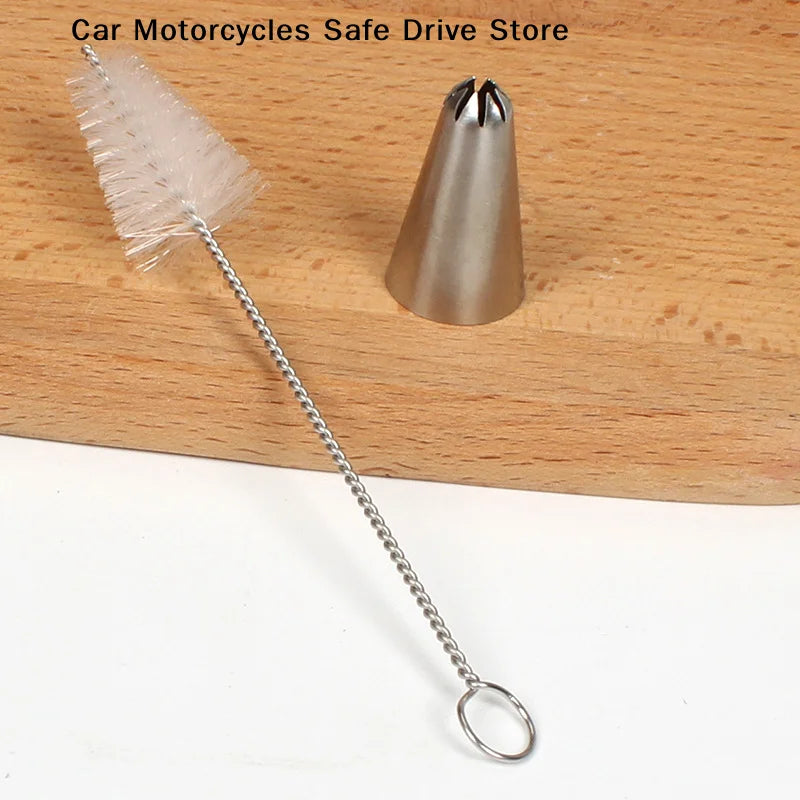 CMCake Nozzles Cleaning Brush Cupcake Cream Stainless Steel Cake