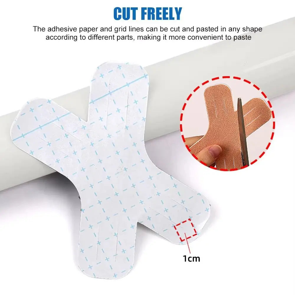Waterproof Gym Kinesiology Tape Precut Breathable Athletic Sports Zpaxo