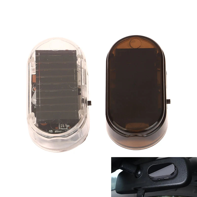 Solar LED Dummy Alarm Light – Flashing Anti-Theft Warning Lamp