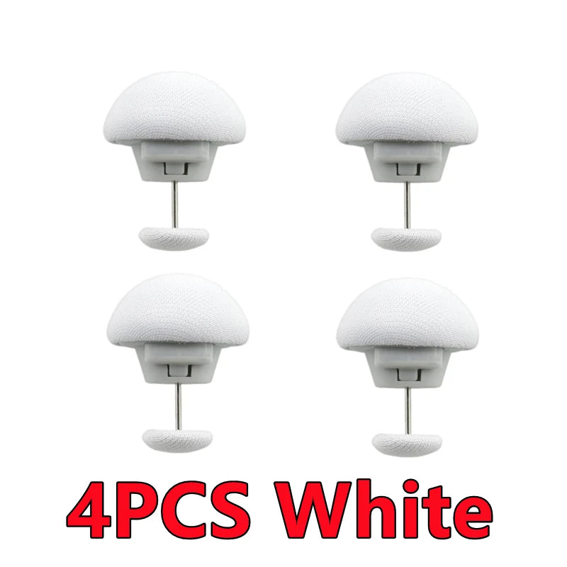 Bed Sheet Quilt Clips One Button Unlock Duvet Cover Fastener Clip Zpaxo 4PCS White