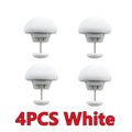 Bed Sheet Quilt Clips One Button Unlock Duvet Cover Fastener Clip Zpaxo 4PCS White