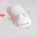 Ergonomic Mouse Pad Wrist Pad Cute Animal Dog Cat Bear Toys Silicon Gel Non-slip Wrist Rest Support Mat Computer Mousepad For PC Zpaxo Rabbit