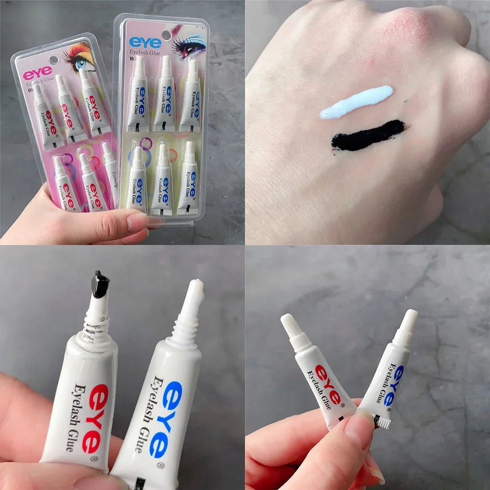 Professional Eyelash Glue Clear-white Dark-black Waterproof False Zpaxo