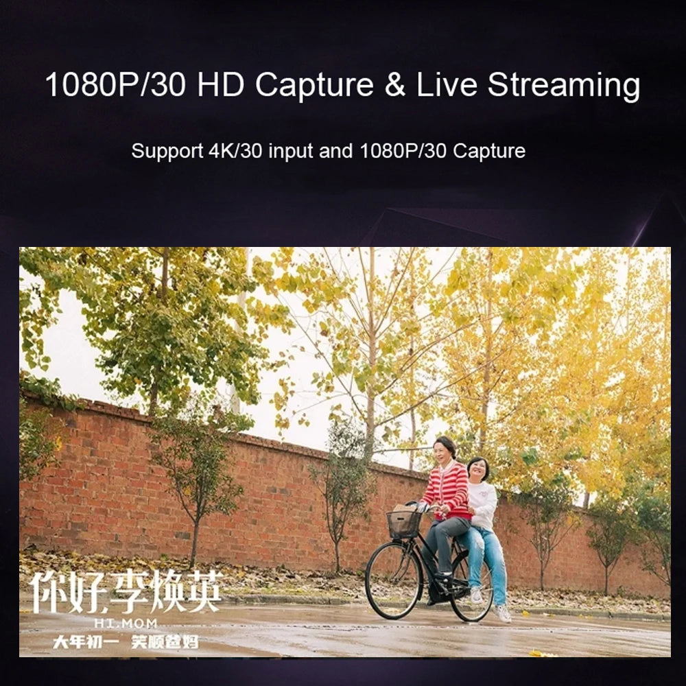 4K Mini HD 1080P HDMI-Compatible USB 2.0 Video Capture Card Game Recording Box for Youtube OBS Live Streaming Broadcast Computer Zpaxo