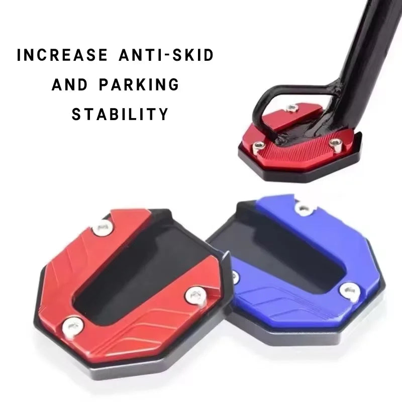 Aluminum Motorcycle Kickstand Extender Foot Pad | Side Stand Kickstand Extender Pad Zpaxo