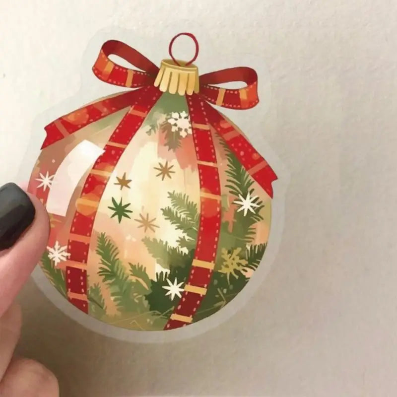 652F Environmental Friendly PET Christmas Transfers 50 Unique Clear Zpaxo