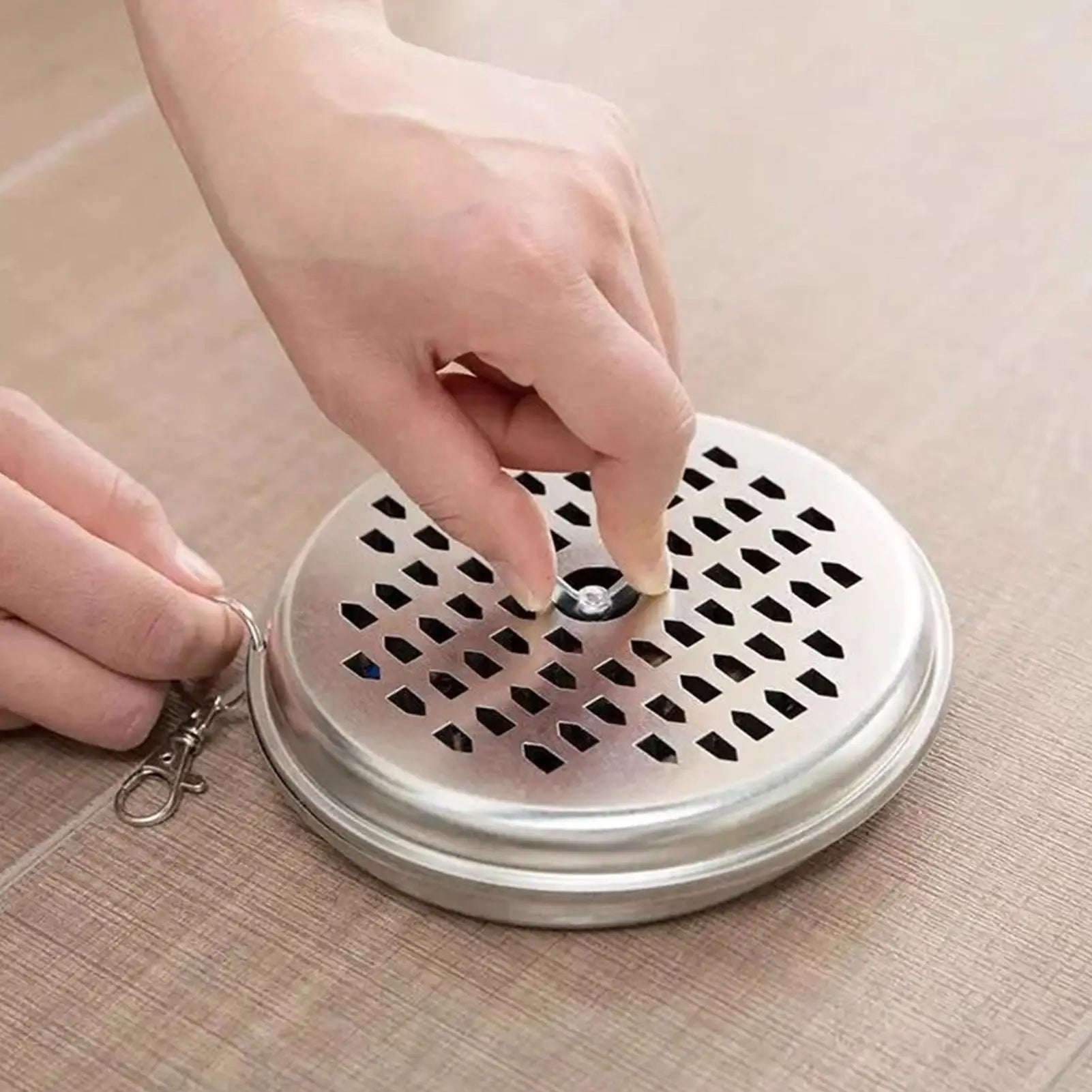 Outdoor Mosquito Coil Holder Portable Fishing Camping Hanging Plate