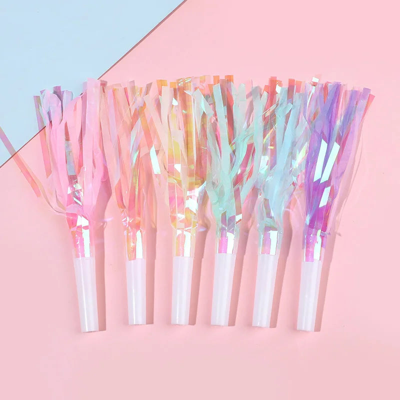 6 12 Colorful Blowout Whistles Kids Birthday Party Favors Pinata