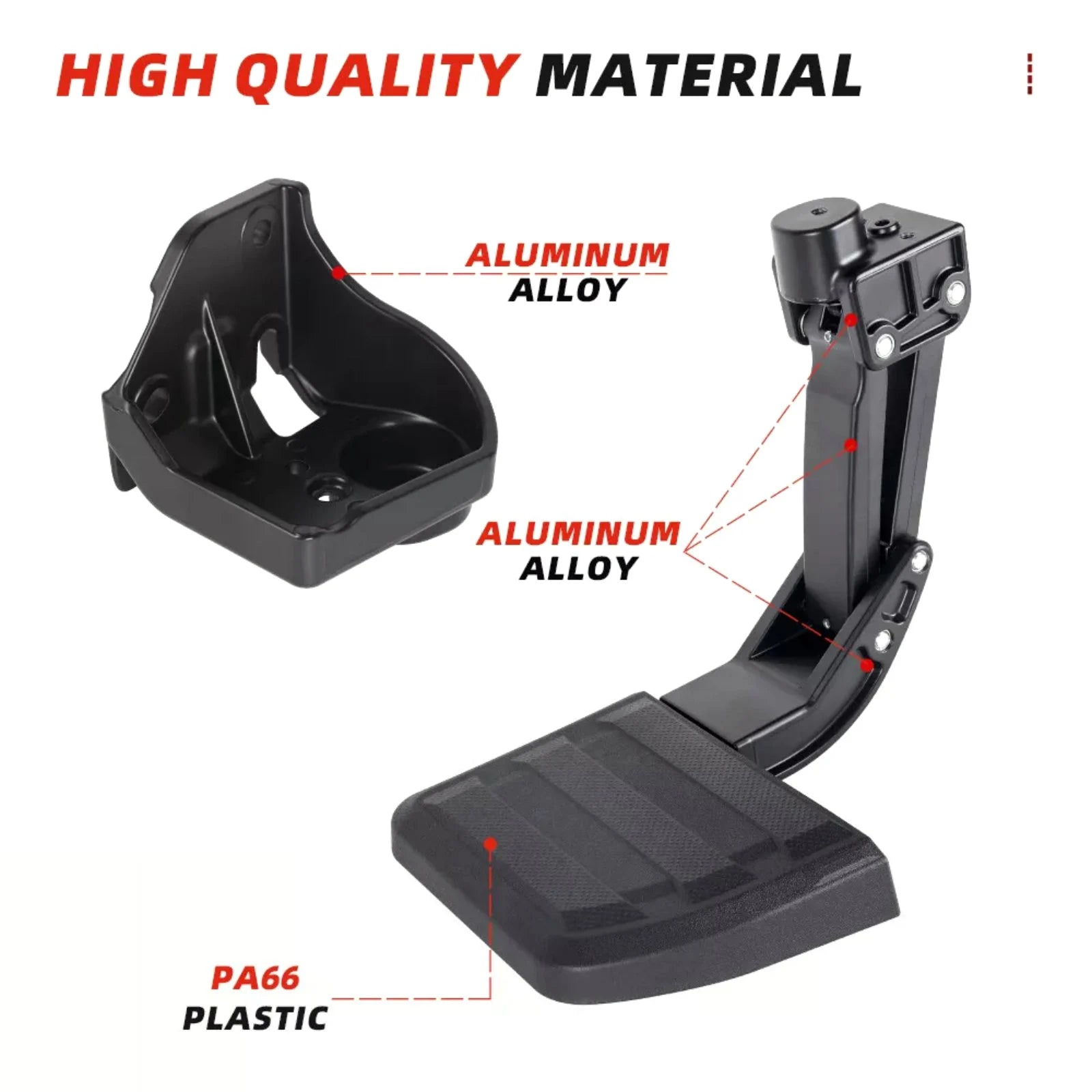 PT392-35920 Retractable Back Rear Bumper Foot Step Off Road Pedal