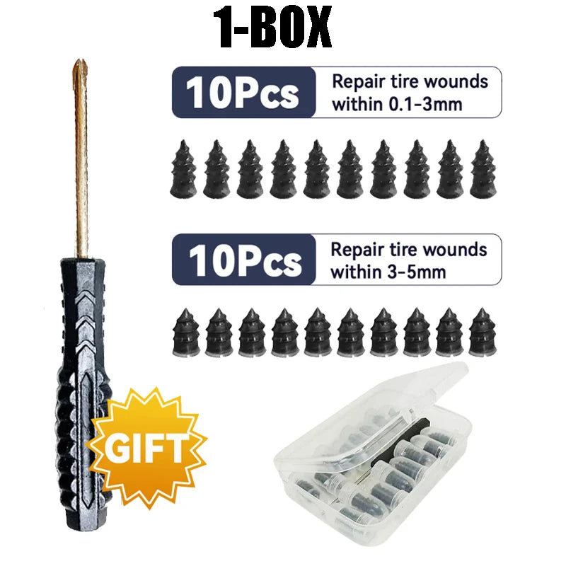 Vacuum Tyre Repair Nail Motorcycle Car Trucks Scooter Bike Tire