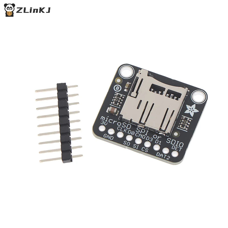 ▶1PCS 4682 Adafruit SPI Or SDIO Card Breakout Moudle Branching Board 3V Only Zpaxo