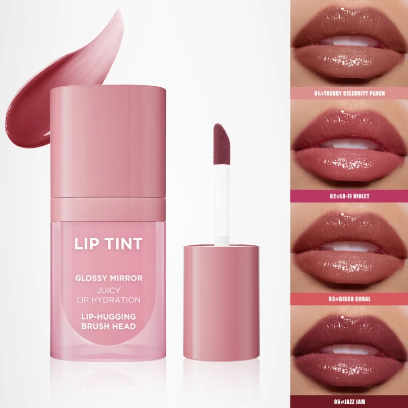 High Pigment Lip Gloss – Hydrating Plumping Glaze Lipstick Lip Gloss Zpaxo