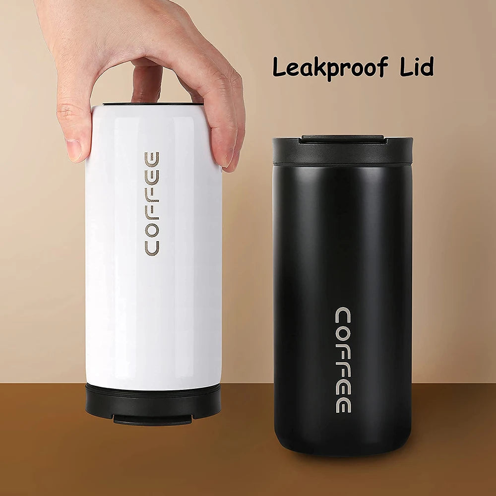 400ML Stainless Steel Coffee Thermos Bottle Thermal Mug Leakproof Car Vacuum Flasks Coffee Cup Travel Portable Insulated Bottles Zpaxo